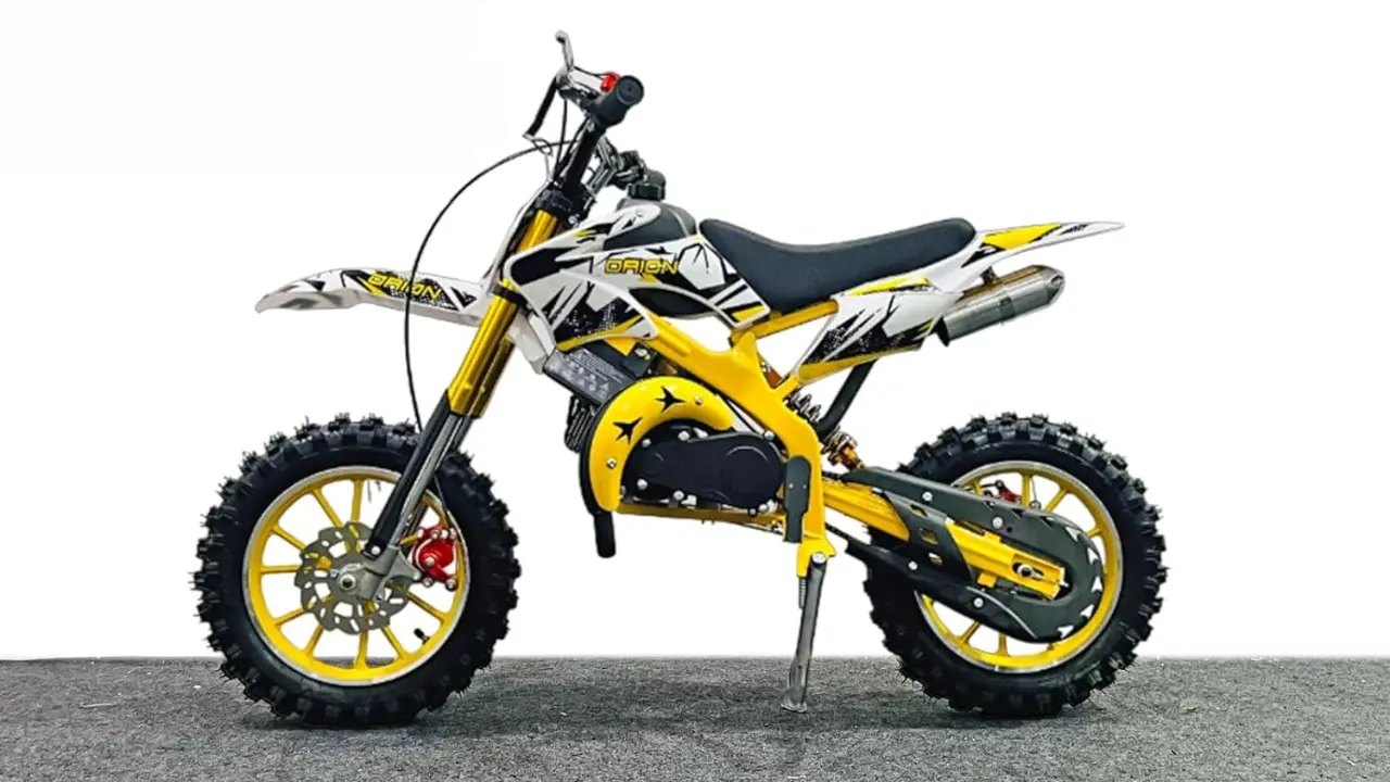 Gigaglitz Petrol Multicolor 50Cc Kids Dirt Bike