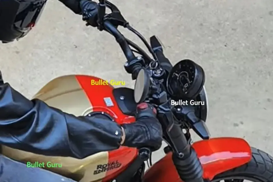 Royal Enfield Guerrilla 450 Spy Shot 2